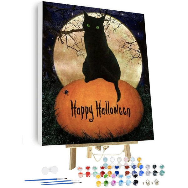 paintingnumberart 16"x20"/40x50cm / Without frame Paint By Numbers Kit – Happy Halloween