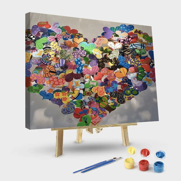 paintingnumberart 16"x20"/40x50cm / Without frame Paint By Numbers Kit-Heart To Heart