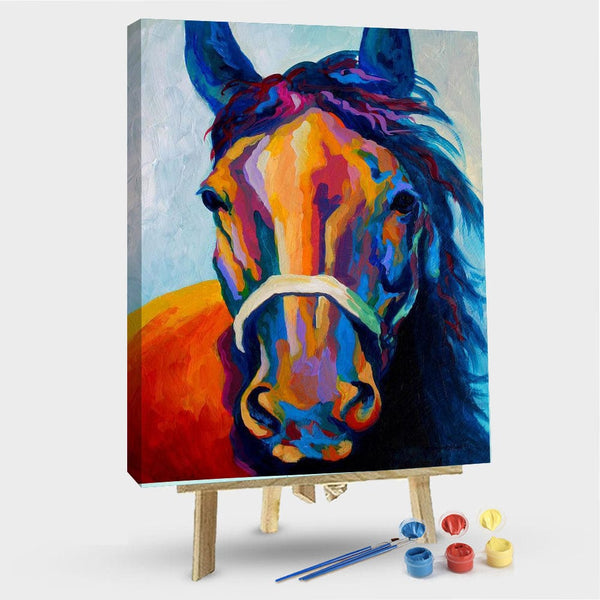 paintingnumberart 16"x20"/40x50cm / Without frame Paint By Numbers Kit -Horse