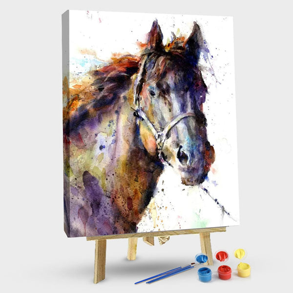 paintingnumberart 16"x20"/40x50cm / Without frame Paint By Numbers Kit-Horse III