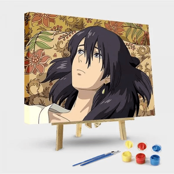 paintingnumberart 16"x20"/40x50cm / Without frame Paint by Numbers Kit-Howl’s moving castle