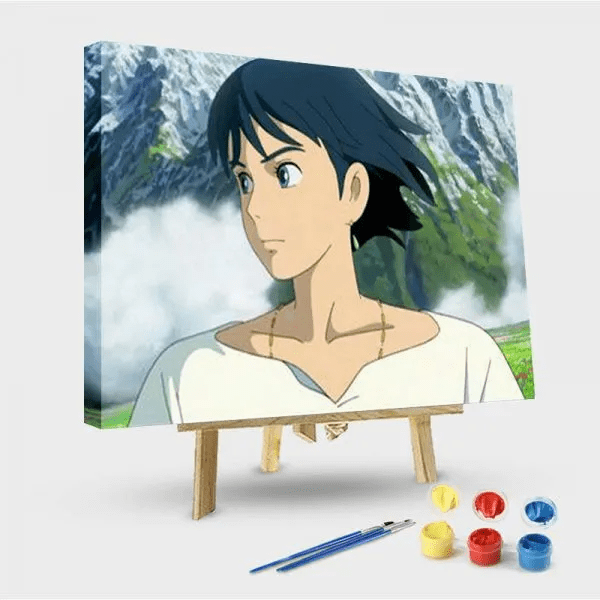 paintingnumberart 16"x20"/40x50cm / Without frame Paint by Numbers Kit-Howl’s moving castle