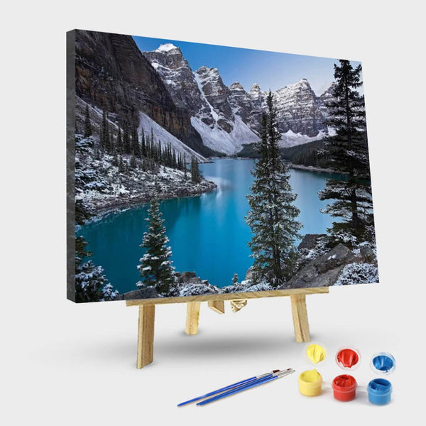 paintingnumberart 16"x20"/40x50cm / Without frame Paint By Numbers Kit-Jewel of the Rockies
