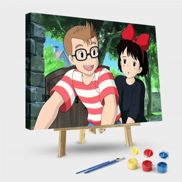 paintingnumberart 16"x20"/40x50cm / Without frame Paint by Numbers Kit-Kiki’s delivery service