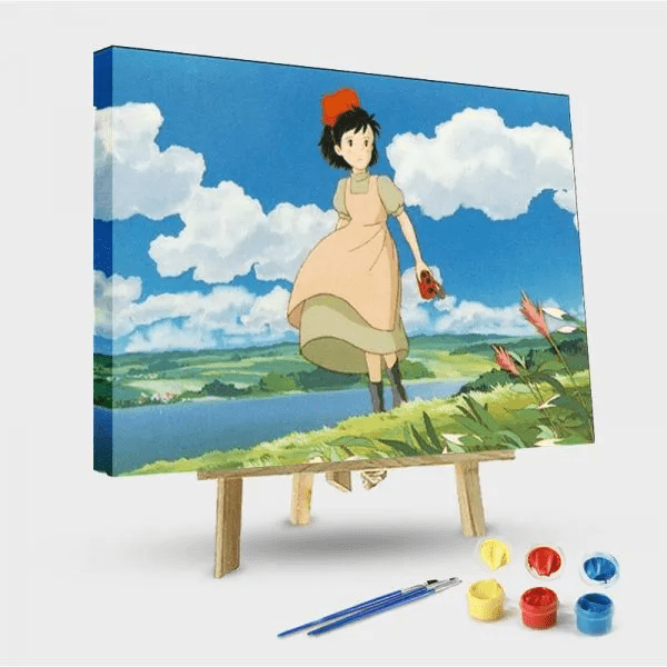 paintingnumberart 16"x20"/40x50cm / Without frame Paint by Numbers Kit-Kiki’s delivery service