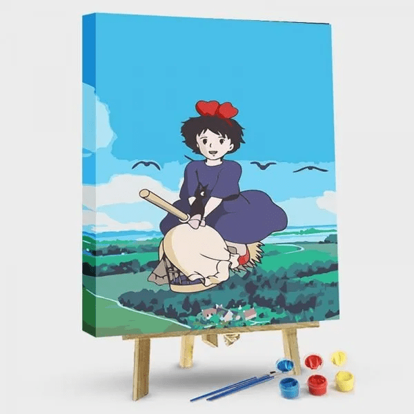 paintingnumberart 16"x20"/40x50cm / Without frame Paint by Numbers Kit-Kiki’s delivery service