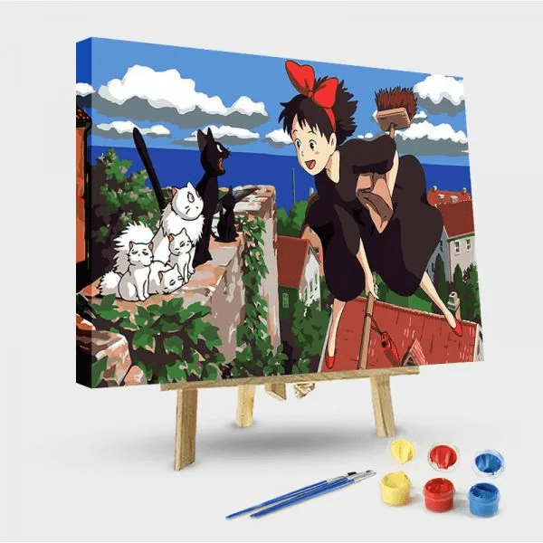 paintingnumberart 16"x20"/40x50cm / Without frame Paint by Numbers Kit-Kiki’s delivery service