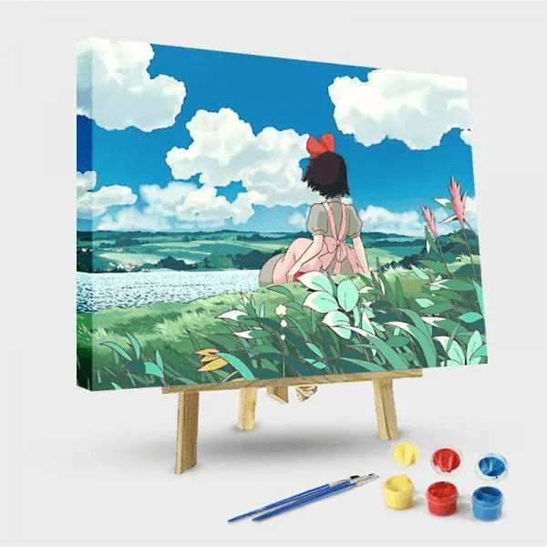 paintingnumberart 16"x20"/40x50cm / Without frame Paint by Numbers Kit-Kiki’s delivery service
