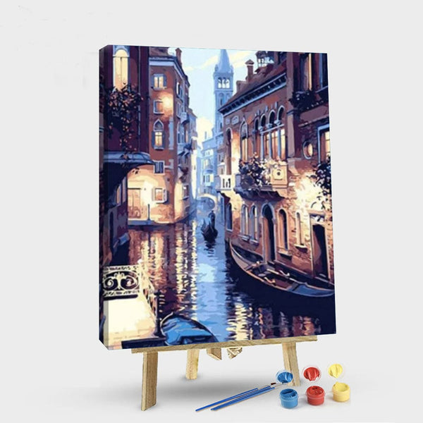 paintingnumberart 16"x20"/40x50cm / Without frame Paint by Numbers Kit – Landscapes & City