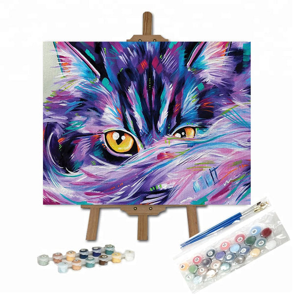 paintingnumberart 16"x20"/40x50cm / Without frame Paint By Numbers Kit-Let Sleeping Cat’s Lie Rectangular