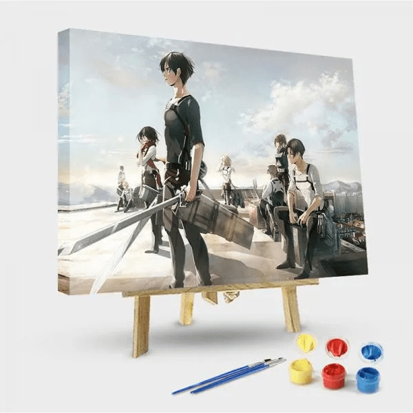 paintingnumberart 16"x20"/40x50cm / Without frame Paint by Numbers Kit-Levi Squad
