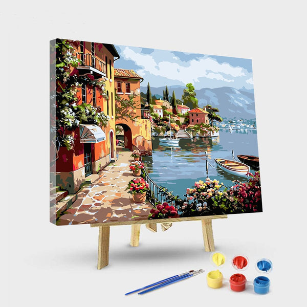 paintingnumberart 16"x20"/40x50cm / Without frame Paint by Numbers Kit-Life by the sea