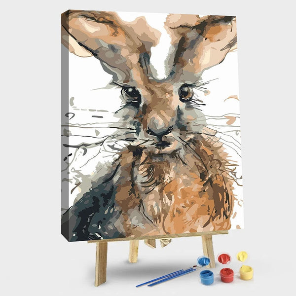 paintingnumberart 16"x20"/40x50cm / Without frame Paint By Numbers Kit – Lovely Rabbit