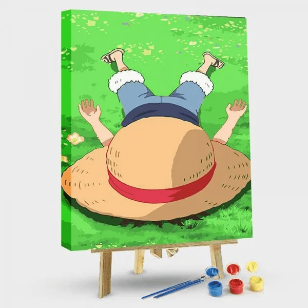 paintingnumberart 16"x20"/40x50cm / Without frame Paint by Numbers Kit-Luffy
