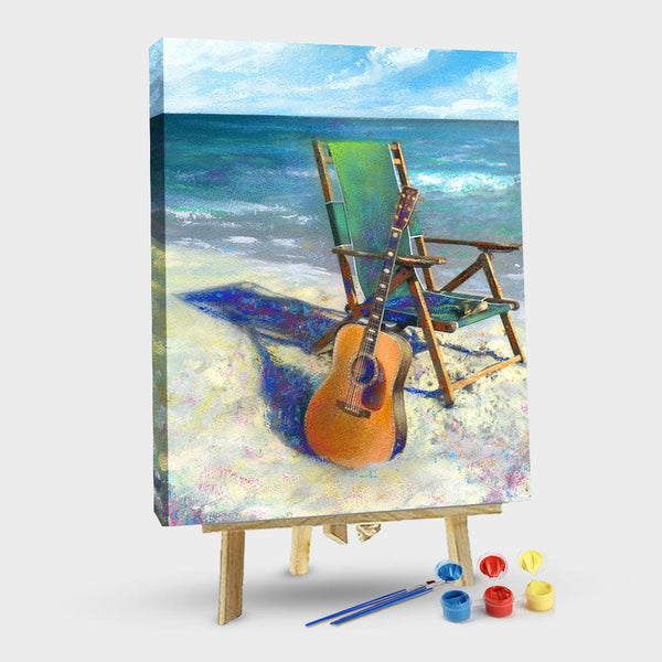 paintingnumberart 16"x20"/40x50cm / Without frame Paint By Numbers Kit-Martin Goes to the Beach