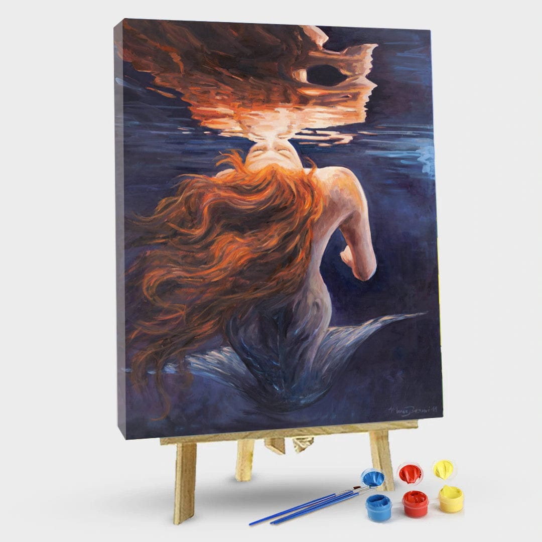 paintingnumberart 16"x20"/40x50cm / Without frame Paint By Numbers Kit - Mermaid of the Sea