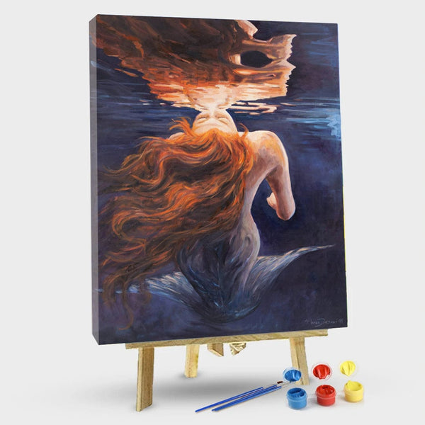 paintingnumberart 16"x20"/40x50cm / Without frame Paint By Numbers Kit - Mermaid of the Sea