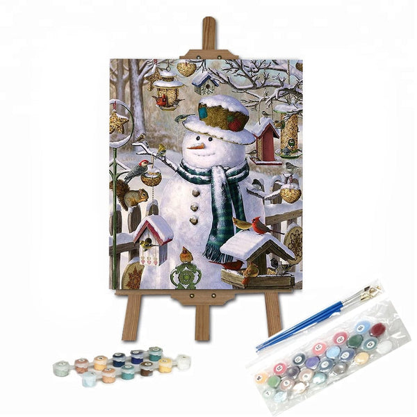 paintingnumberart 16"x20"/40x50cm / Without frame Paint By Numbers Kit-Merry Christmas