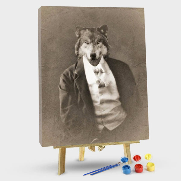 paintingnumberart 16"x20"/40x50cm / Without frame Paint By Numbers Kit-Mr Wolf