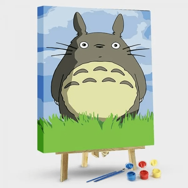 paintingnumberart 16"x20"/40x50cm / Without frame Paint by Numbers Kit-My Neighbor totoro