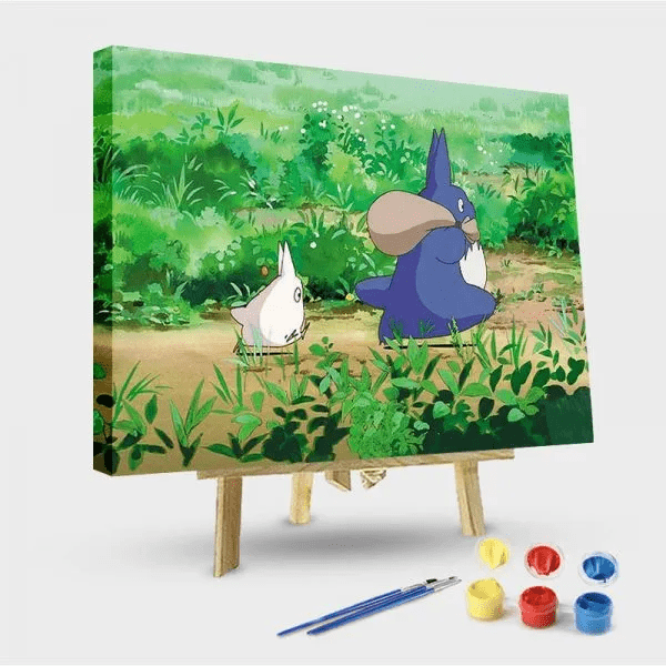 paintingnumberart 16"x20"/40x50cm / Without frame Paint by Numbers Kit-My Neighbor totoro
