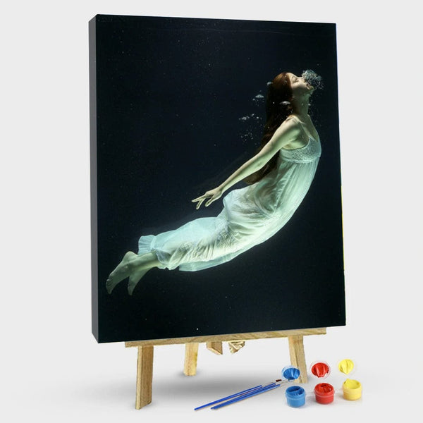 paintingnumberart 16"x20"/40x50cm / Without frame Paint By Numbers Kit-Ocean girl