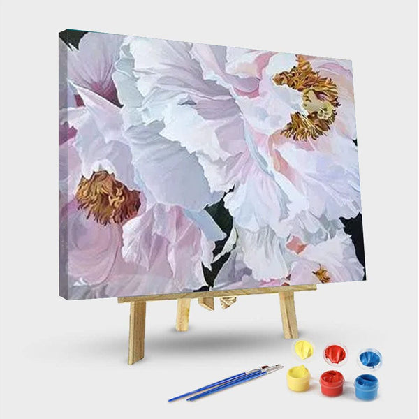 paintingnumberart 16"x20"/40x50cm / Without frame Paint By Numbers Kit – Pink Petals