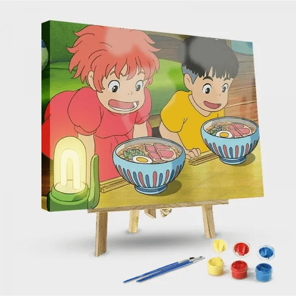 paintingnumberart 16"x20"/40x50cm / Without frame Paint by Numbers Kit-Pony On The Clif