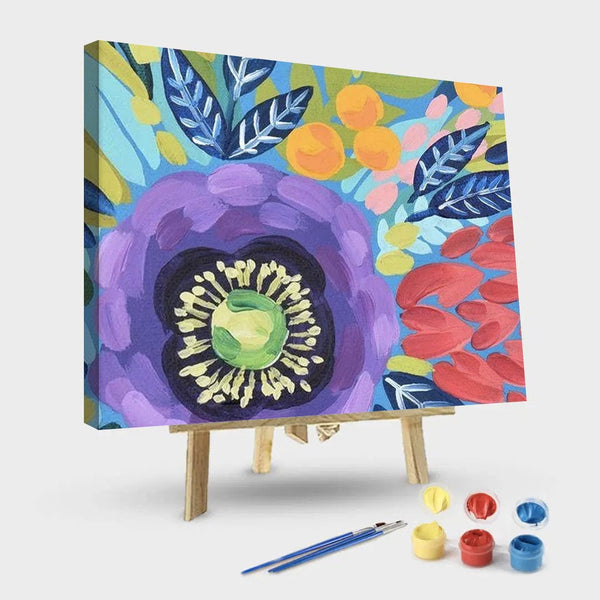 paintingnumberart 16"x20"/40x50cm / Without frame Paint By Numbers Kit – poppies