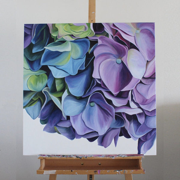 paintingnumberart 16"x20"/40x50cm / Without frame Paint By Numbers Kit – Purple Flowers