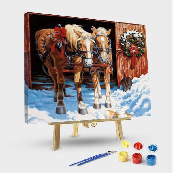 paintingnumberart 16"x20"/40x50cm / Without frame Paint By Numbers Kit – Ready for the Ride