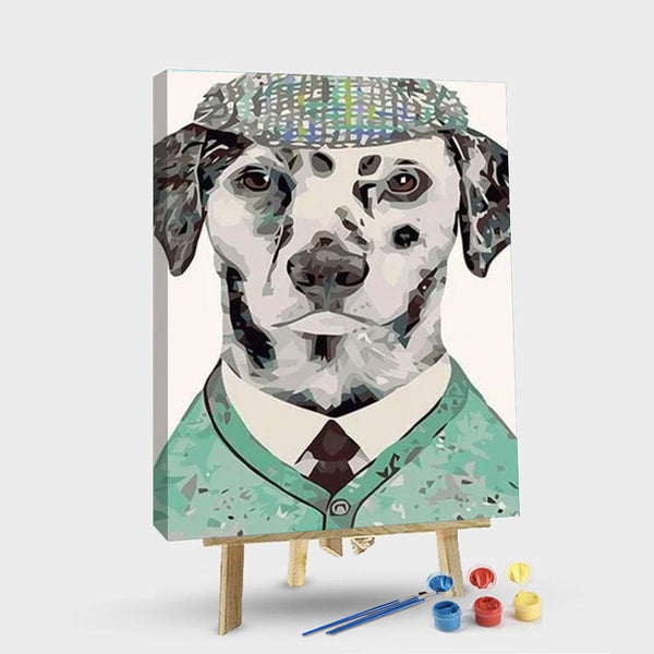 paintingnumberart 16"x20"/40x50cm / Without frame Paint By Numbers Kit – Retired Dog