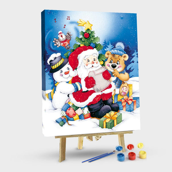 paintingnumberart 16"x20"/40x50cm / Without frame Paint By Numbers Kit-Santa Claus