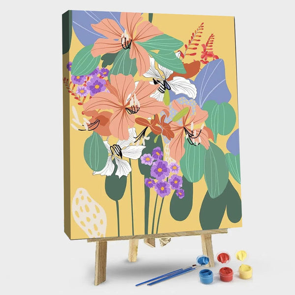 paintingnumberart 16"x20"/40x50cm / Without frame Paint By Numbers Kit – September Bouquet