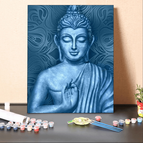 paintingnumberart 16"x20"/40x50cm / Without frame Paint By Numbers Kit-Sitting Buddha