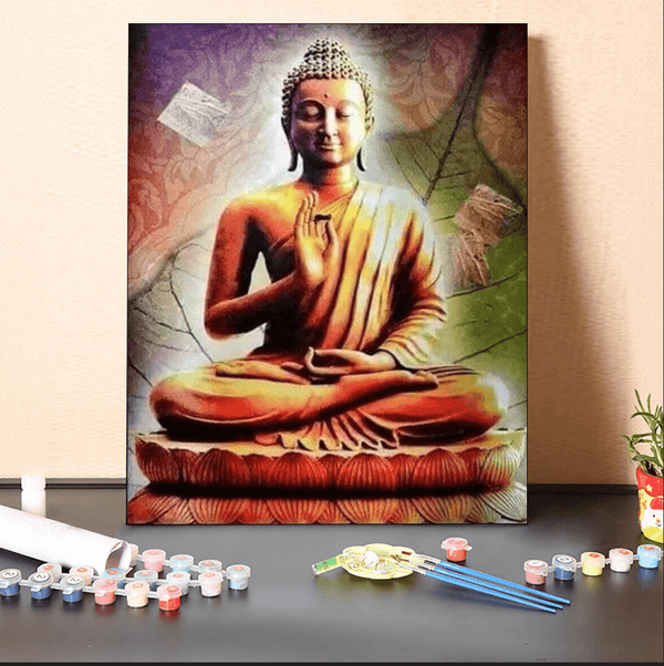 paintingnumberart Paint By Numbers Kit-Sitting Buddha II
