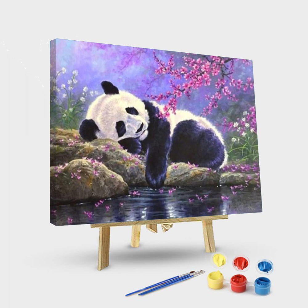 paintingnumberart 16"x20"/40x50cm / Without frame Paint By Numbers Kit – Sleeping Panda