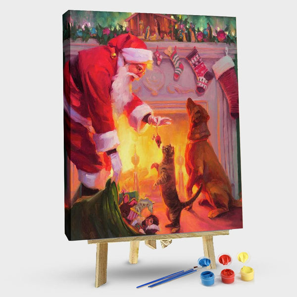 paintingnumberart 16"x20"/40x50cm / Without frame Paint by Numbers Kit-Something for Everyone Canvas Print