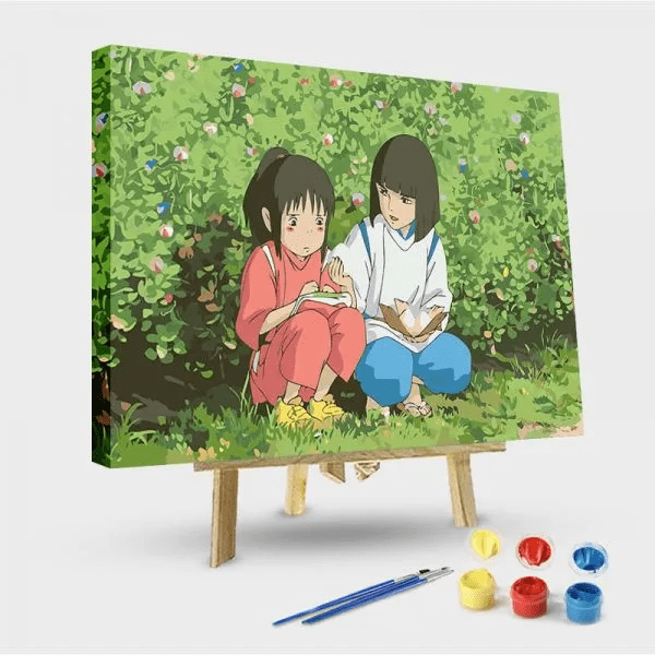 paintingnumberart 16"x20"/40x50cm / Without frame Paint by Numbers Kit-Spirited Away