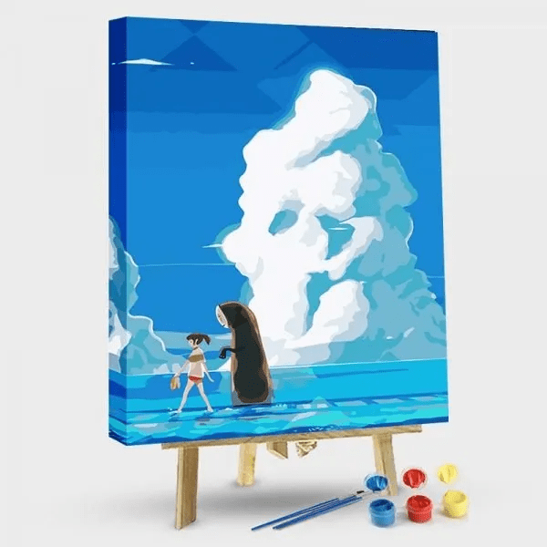 paintingnumberart 16"x20"/40x50cm / Without frame Paint by Numbers Kit-Spirited Away