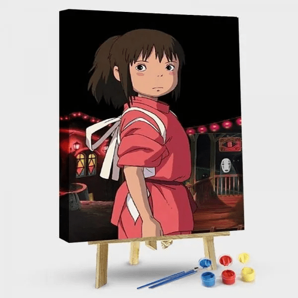 paintingnumberart 16"x20"/40x50cm / Without frame Paint by Numbers Kit-Spirited Away