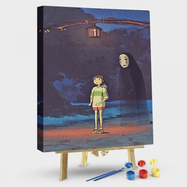 paintingnumberart 16"x20"/40x50cm / Without frame Paint by Numbers Kit-Spirited Away