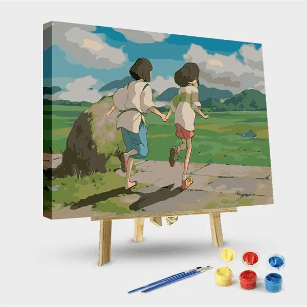 paintingnumberart 16"x20"/40x50cm / Without frame Paint by Numbers Kit-Spirited Away