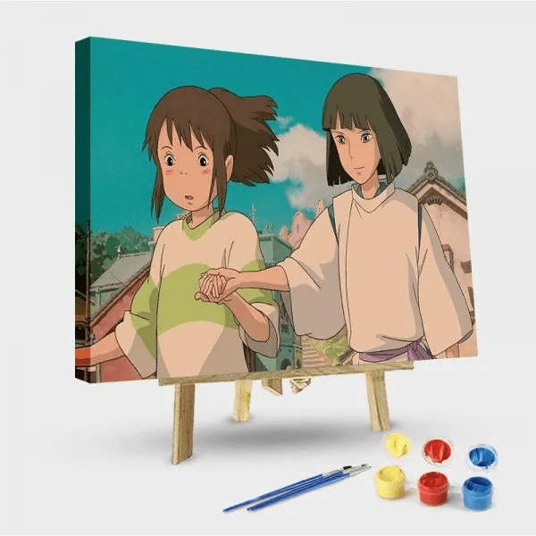 paintingnumberart 16"x20"/40x50cm / Without frame Paint by Numbers Kit-Spirited Away