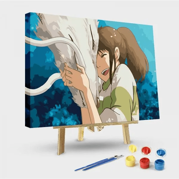 paintingnumberart 16"x20"/40x50cm / Without frame Paint by Numbers Kit-Spirited Away