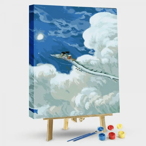 paintingnumberart 16"x20"/40x50cm / Without frame Paint by Numbers Kit-Spirited Away