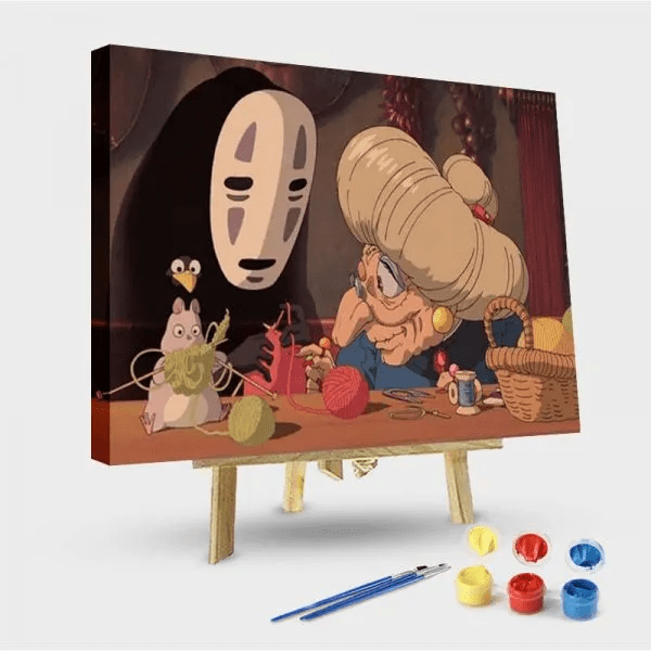 paintingnumberart 16"x20"/40x50cm / Without frame Paint by Numbers Kit-Spirited Away