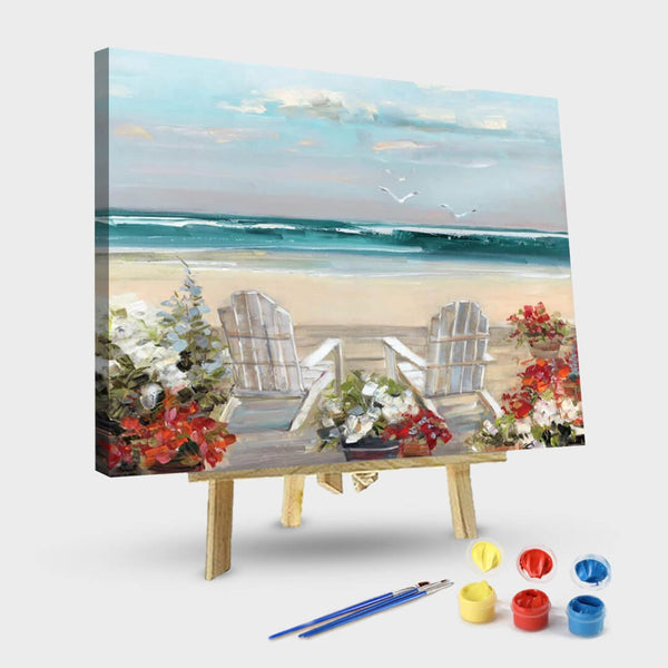paintingnumberart 16"x20"/40x50cm / Without frame Paint By Numbers Kit-Summer Sea Breeze