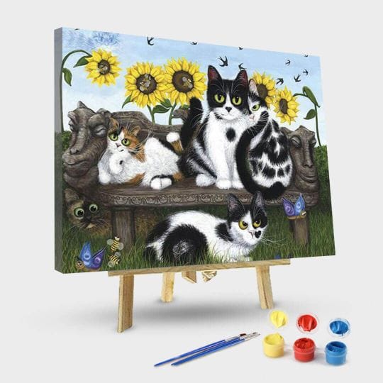 paintingnumberart 16"x20"/40x50cm / Without frame Paint By Numbers Kit – takefive(felines)