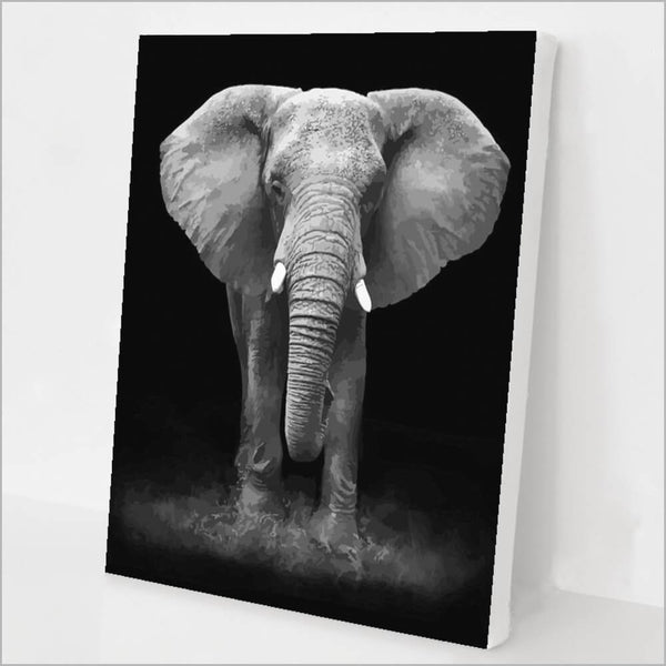 paintingnumberart 16"x20"/40x50cm / Without frame Paint By Numbers Kit –The Elephant kit